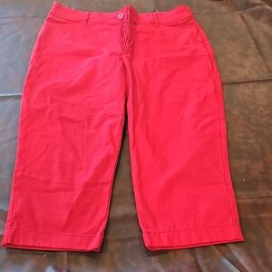 N Red Capri Jeans Sz 12